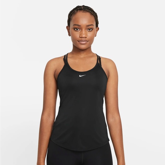 Nike Dri Fit Black Neutral Running Athletic Workout Tank Top Women’s Camo - Picture 2 of 9